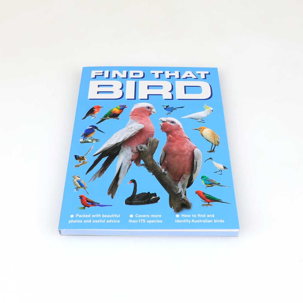 Find that bird field guide for budding birdwatchers. Photographed on white background. Australian Museum Shop online