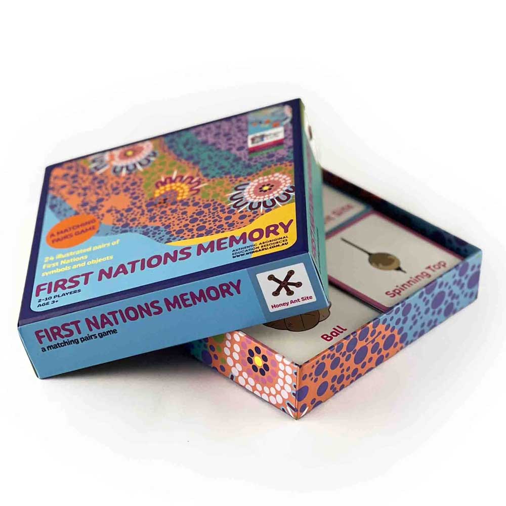 First Nations memory game on white background for Australian Museum Shop online