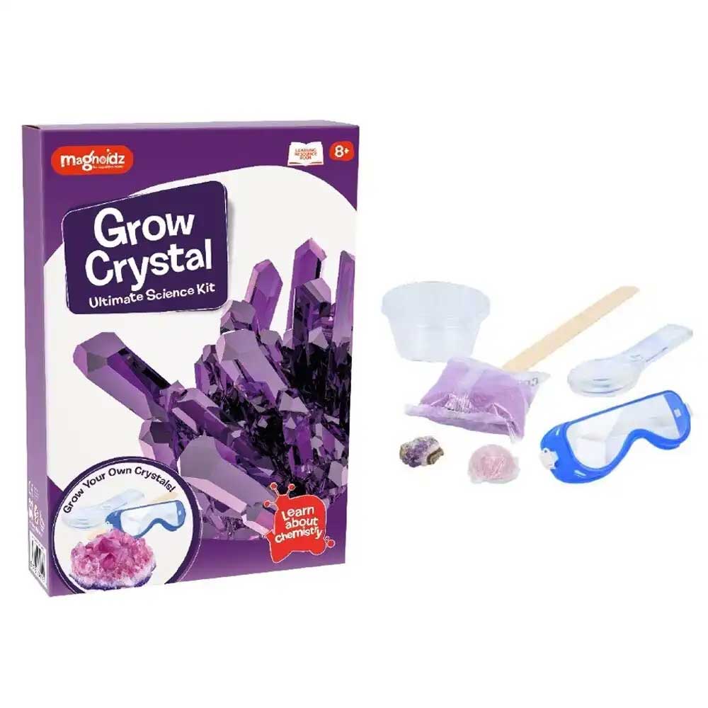 Grow your own crystal kit photographed on white background. Australian Museum Shop online