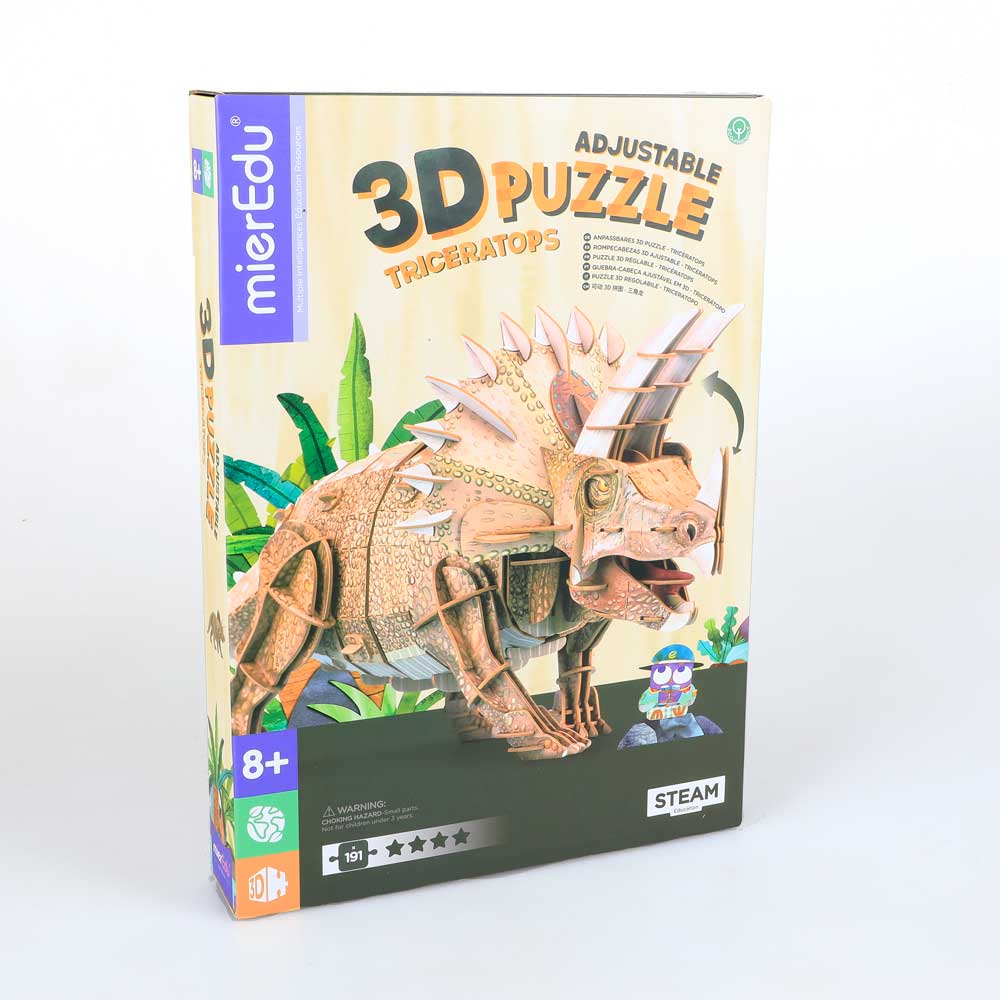 Triceratops 3d model construction kit. Australian Museum Shop online