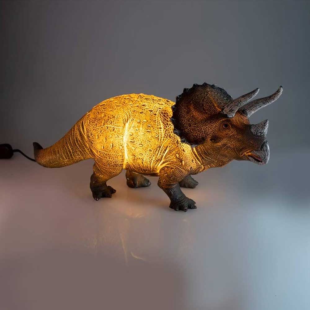 Triceratops LED Lamp great gift for dinosaur fans of all ages. Australian Museum Shop