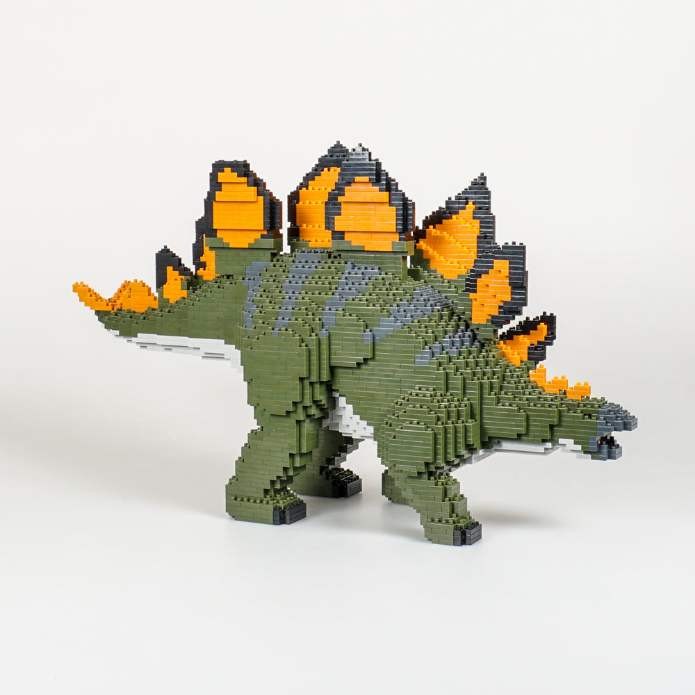 Stegosaurus brick construction kit by JEKCA.  Australian Museum shop Online