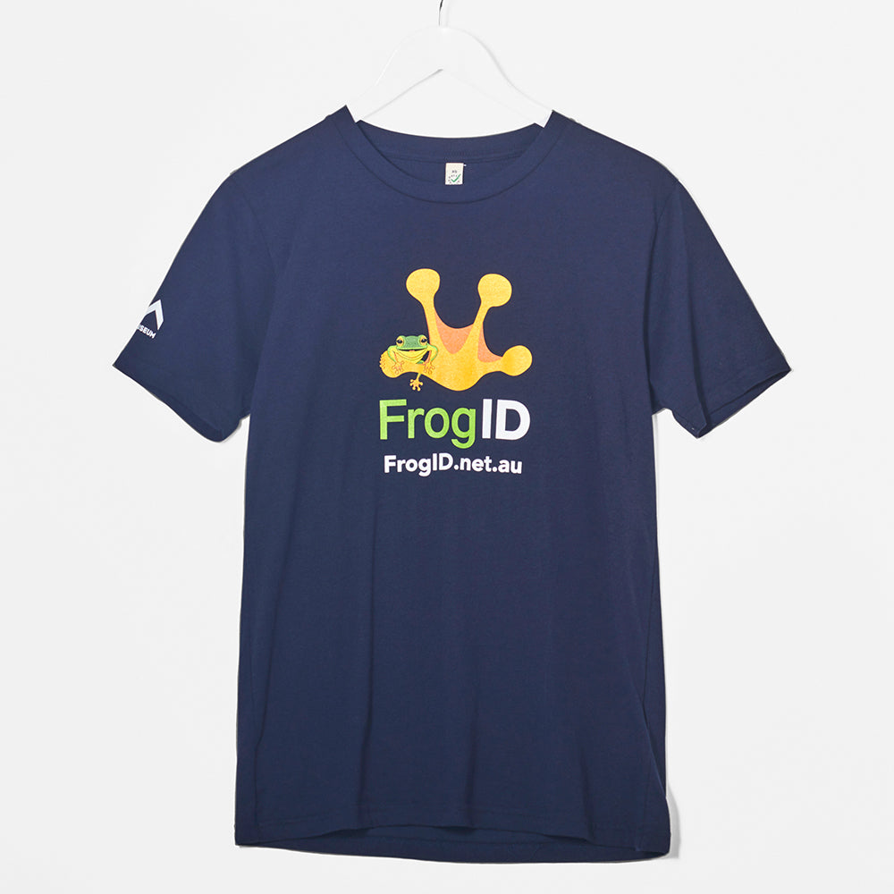 Frog ID tshirt navy blue cotton tshirt 