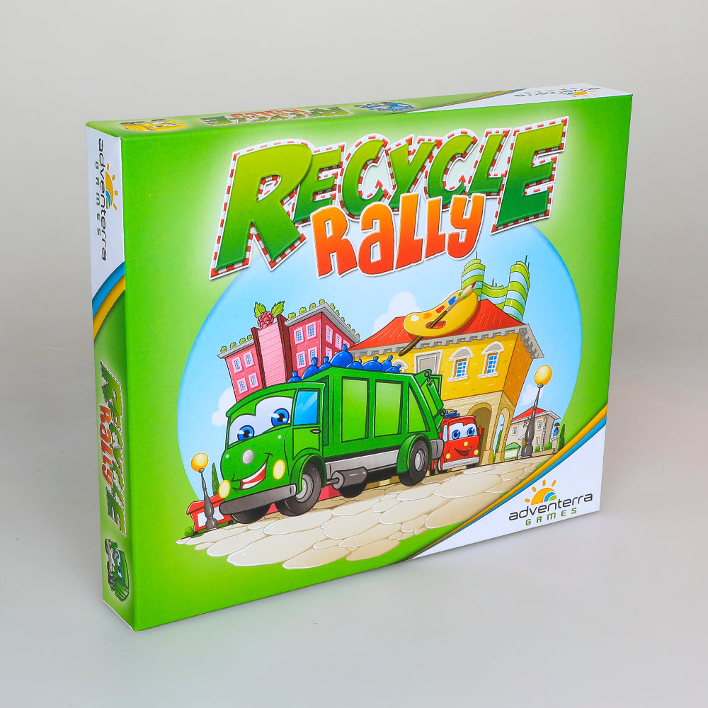 REcycle Rally stem game to teach recycling principles. Photographed on white background. Australian Museum Shop online
