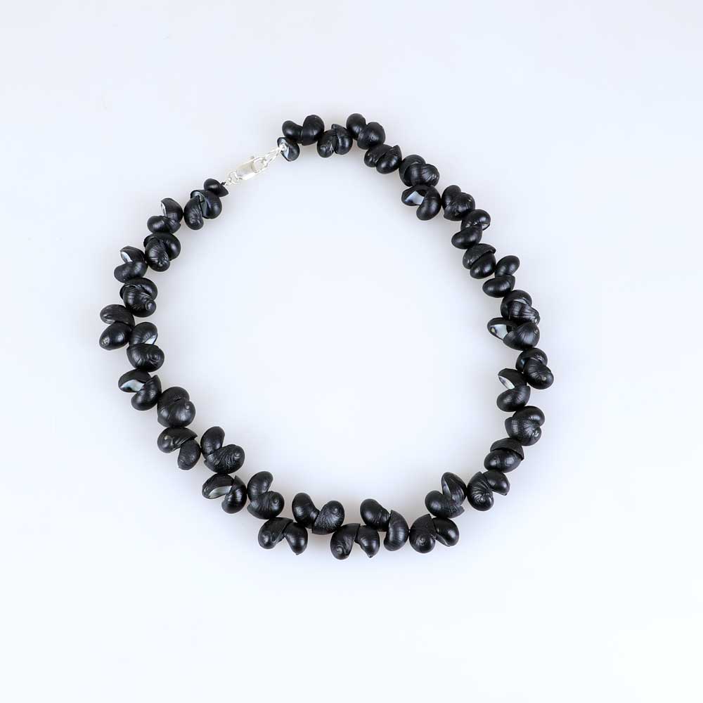 Black crow shell necklace Jeanette James, Australian Museum Shop Online