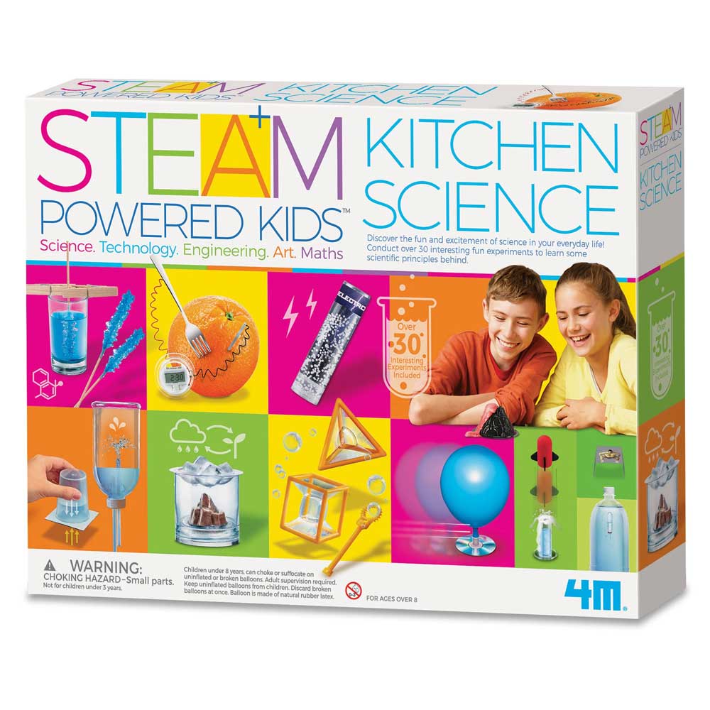 Kitchen science kit steam powered kids Australian Museum shop home to STEM kits and gifts