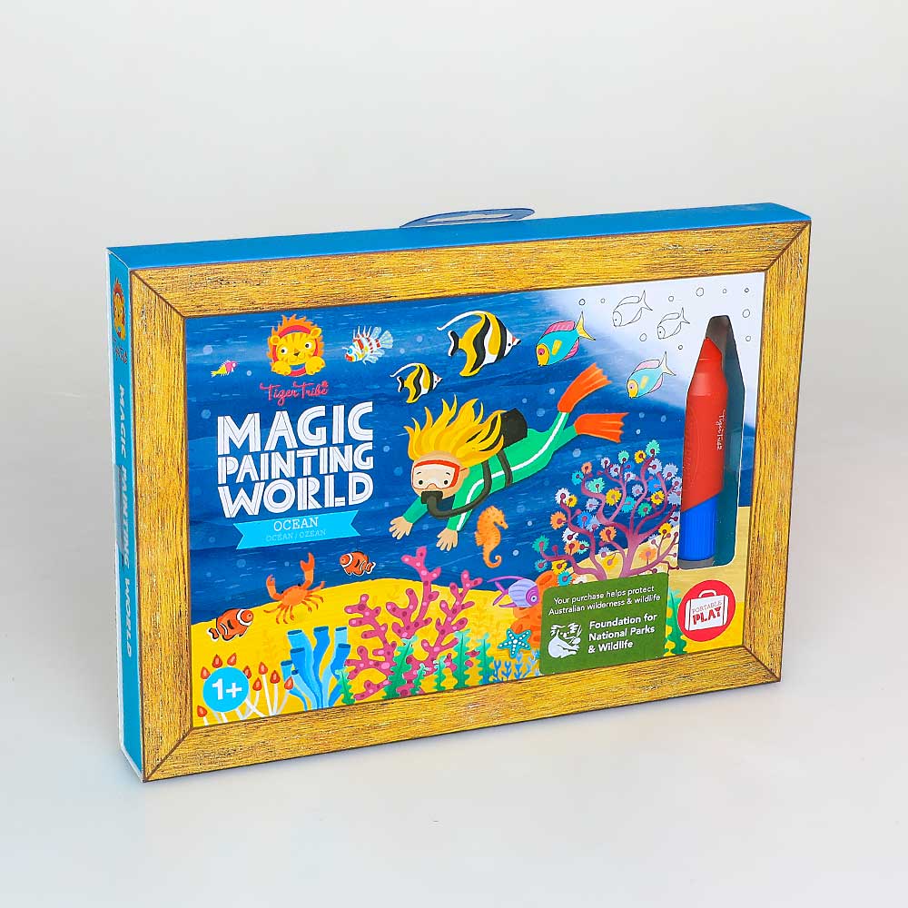 Magic painting world artists kit photographed on white background Australian Museum shop online