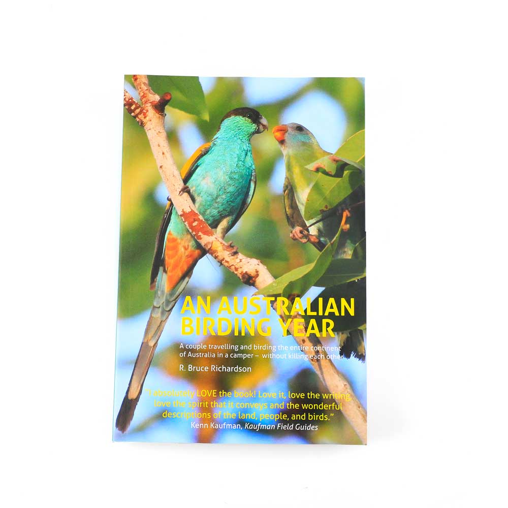 An Australian birding year book on white background