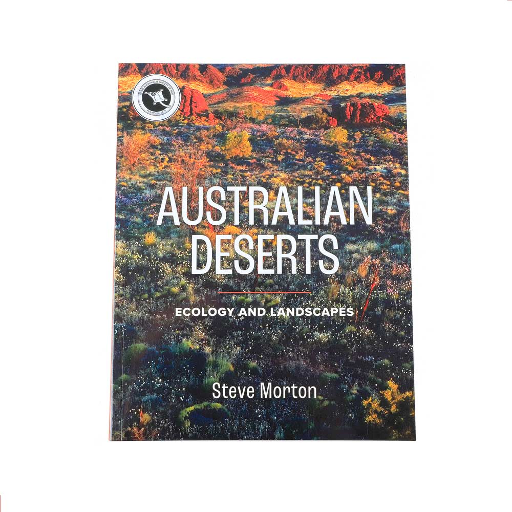Australian deserts: ecology and landscapes, photographed on white background. Australian Museum Shop online