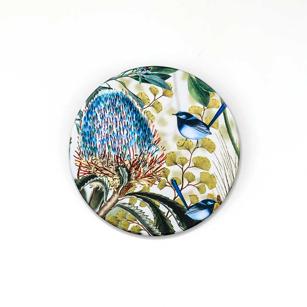 Ceramic coaster photographed on white background for Australian Museum Shop online