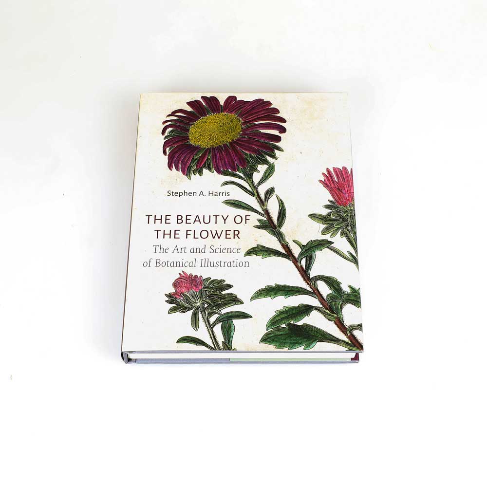 Beauty of the flower hardcover photographed on white background for Australian Museum Shop online