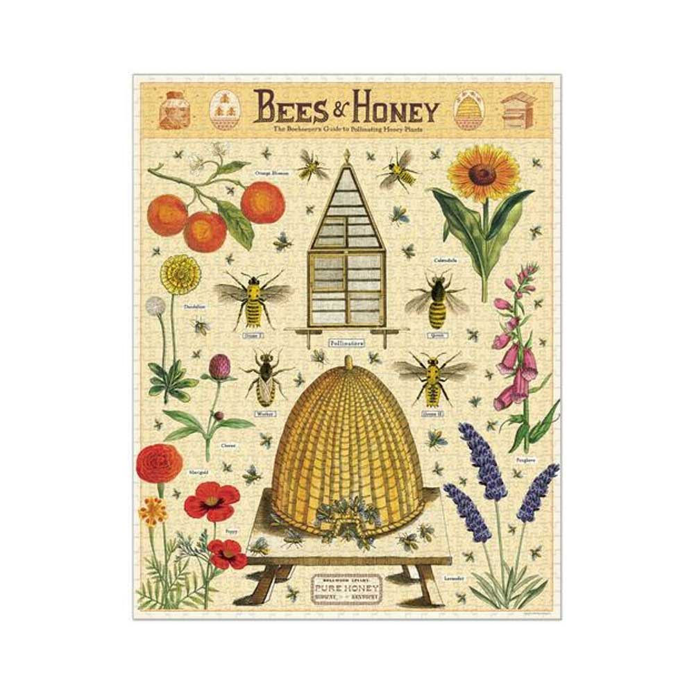 Vintage bees and beekeeping 1000 piece jigsaw puzzle on white background for Australian Museum Shop online