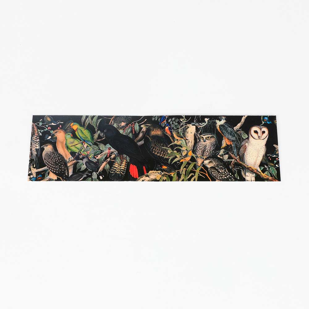 John and Elizabeth Gould illustrated bookmark for readers and lovers of natural history illustration on white background