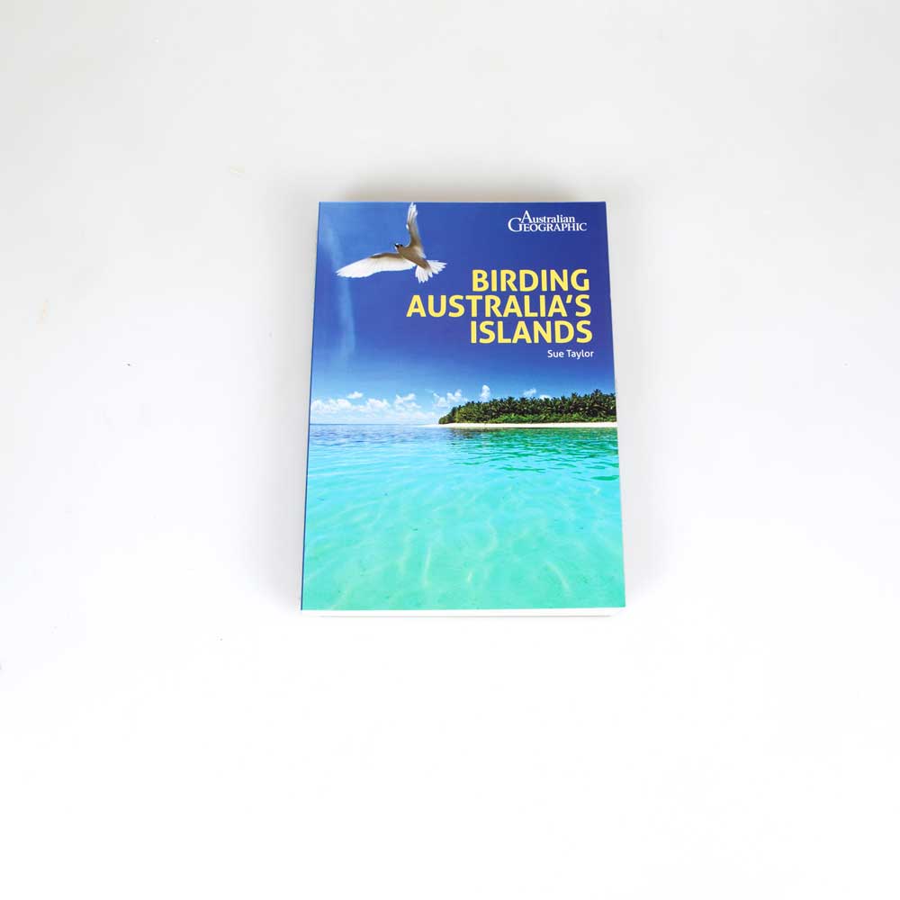 Birding Australia's Islands by Sue Taylor photographed on white background for Australian Museum Shop online