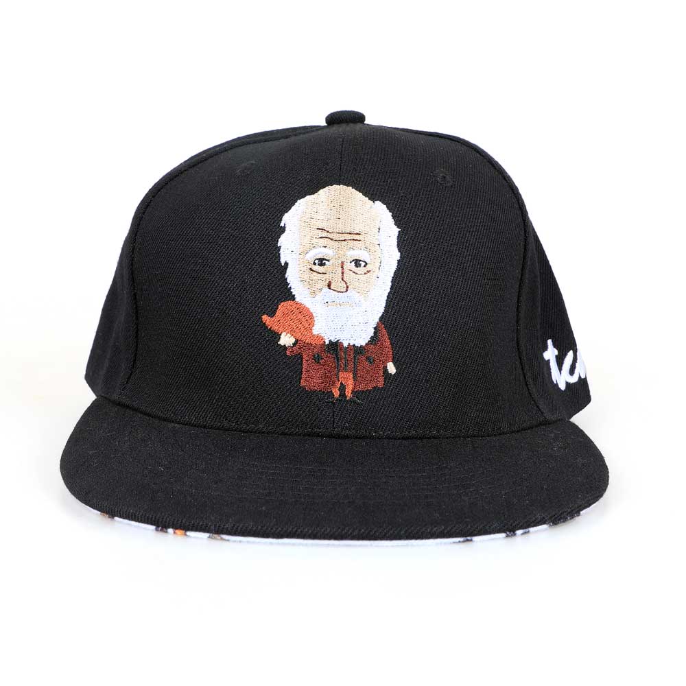 Charles Darwin cotton cap on white background for Australian Museum Shop online
