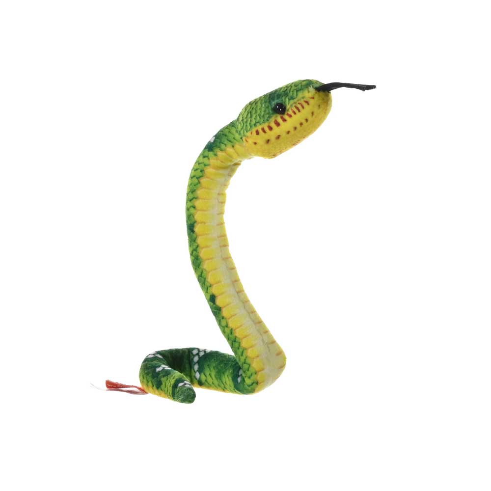 Emerald Tree Boa posable Coilkins plush snake