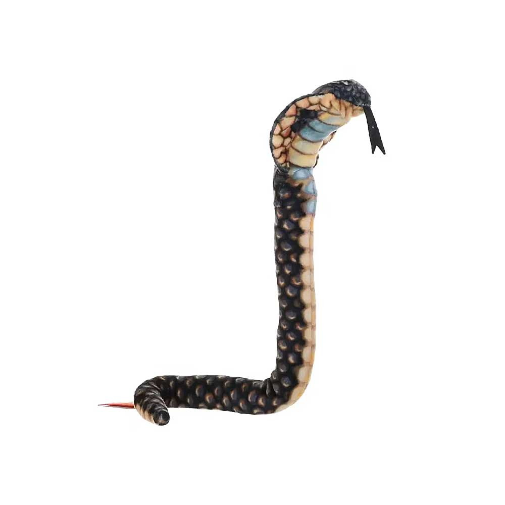 Hooded Cobra posable Coilkins plush snake