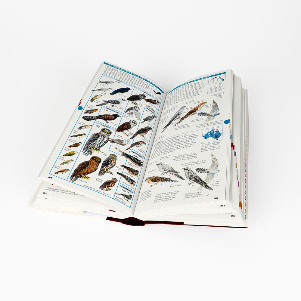Compact field guide to Australian birds  3rd edition, internal pages on a white background