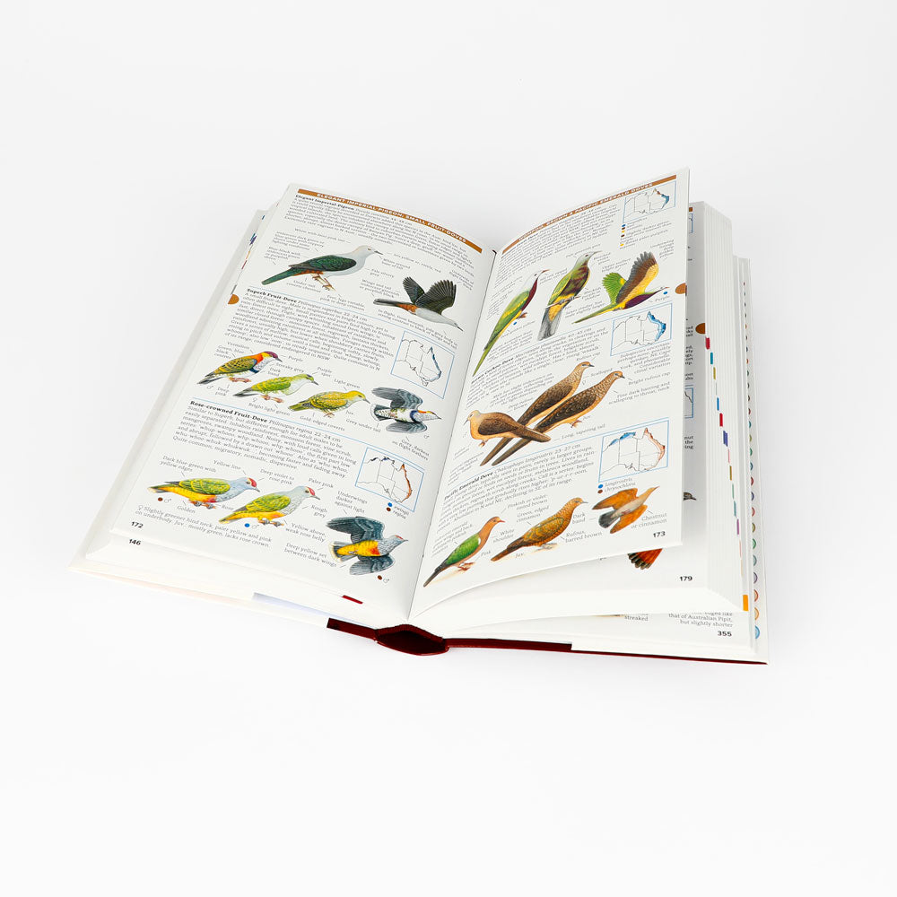 Compact field guide to Australian birds  3rd edition, internal pages on a white background