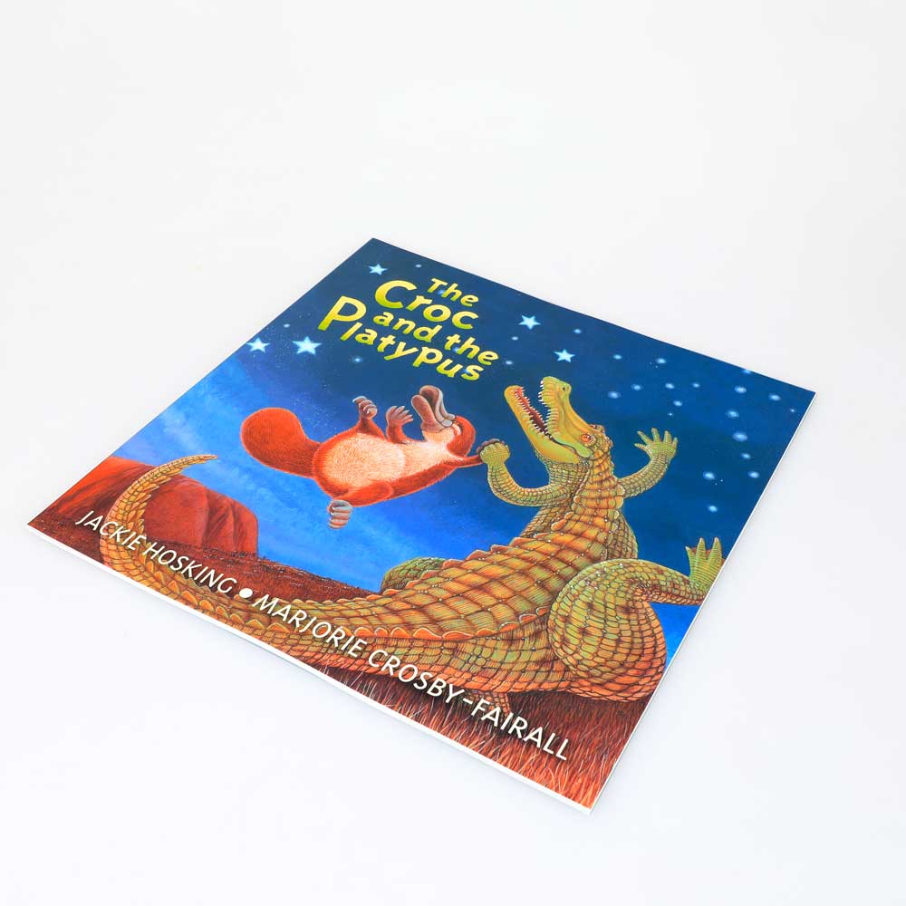 The Croc And The Platypus children's book on white background for Australian Museum Shop online