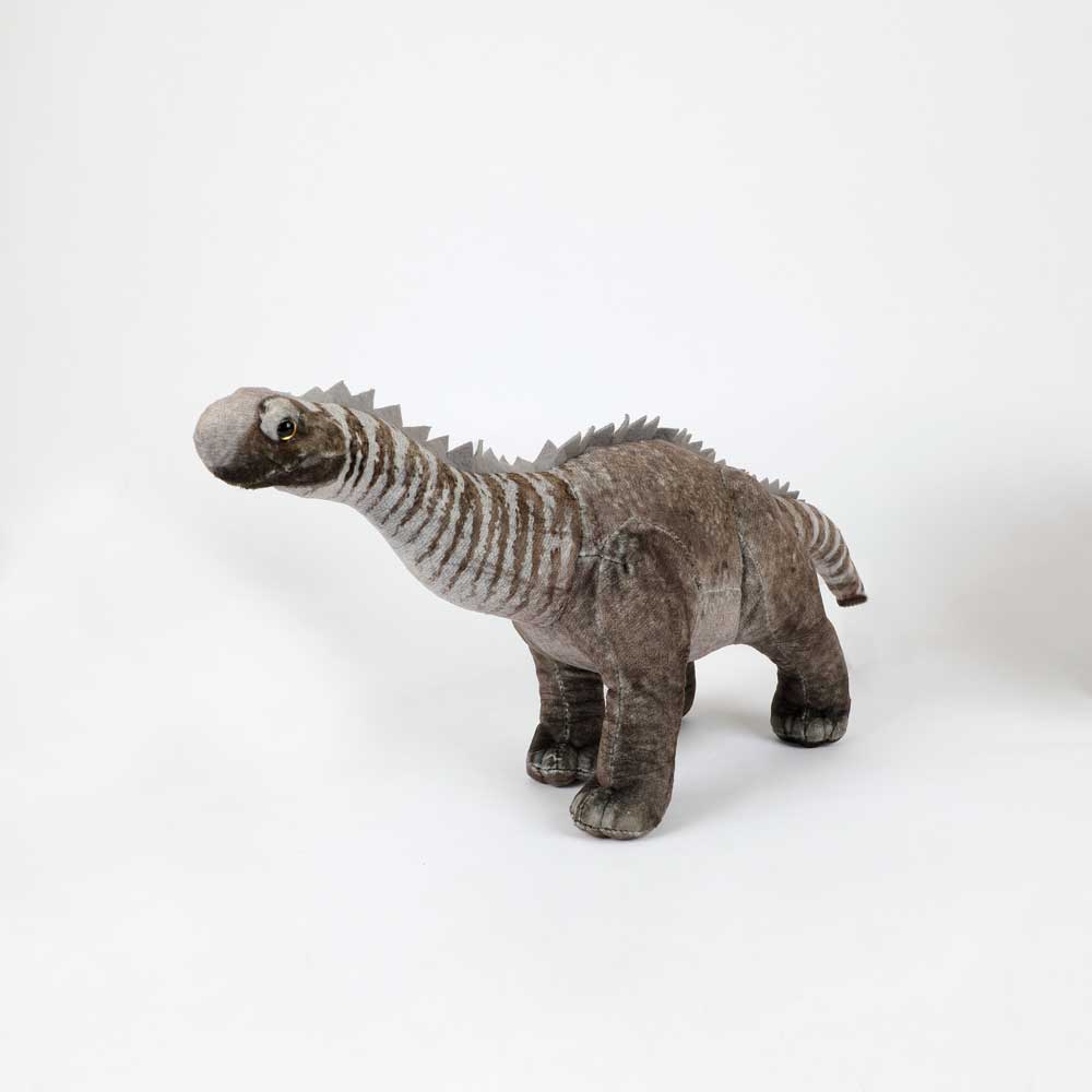 Diamantinasaurus plush toy on white background for Australian Museum Shop online