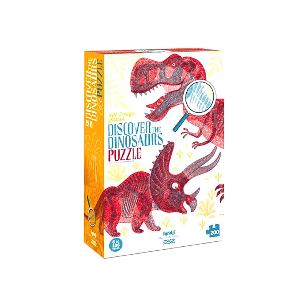 Discover The Dinosaurs Puzzle on white background for Australian Museum Shop online