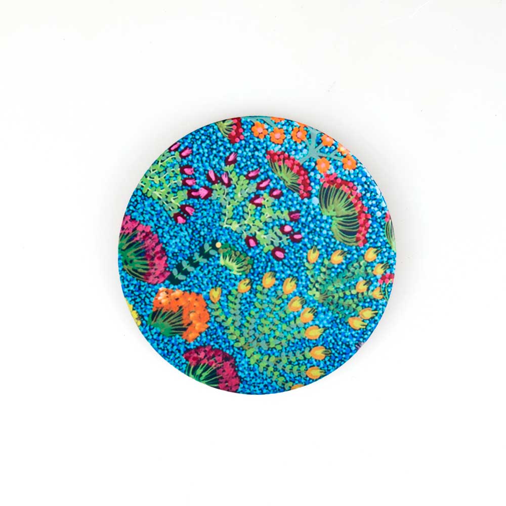 Ceramic coaster photographed on white background for Australian Museum Shop online