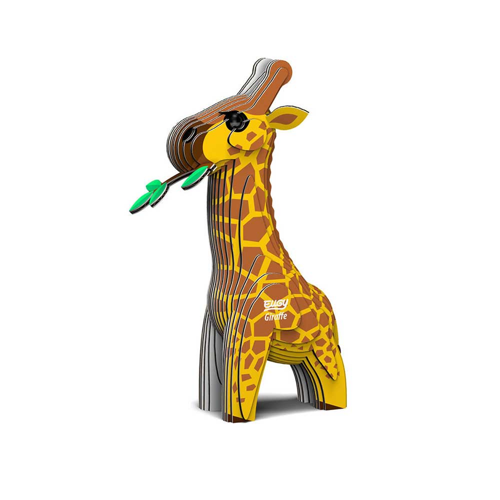 Eugy cardboard model kit giraffe