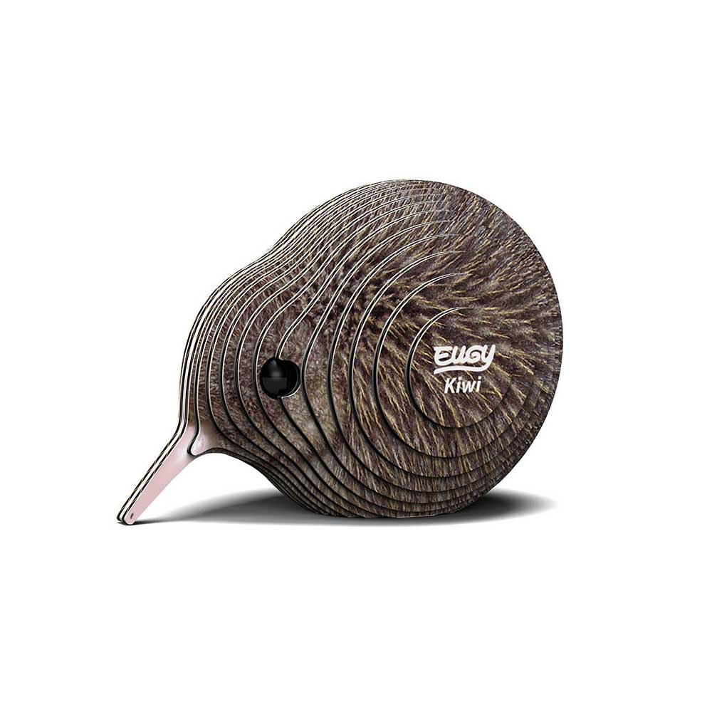 Eugy cardboard model kit kiwi