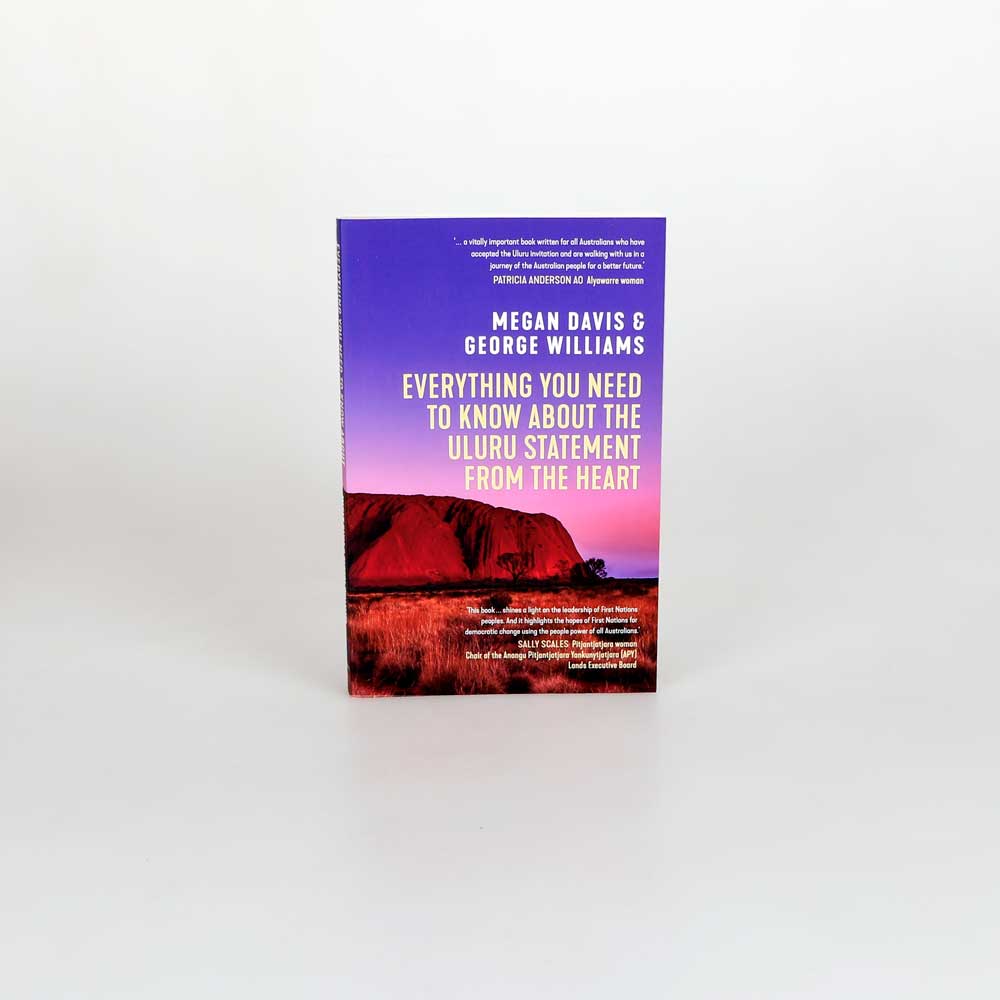 Everything You Need To Know About The Uluru From The Heart book on white background for Australian Museum Shop online