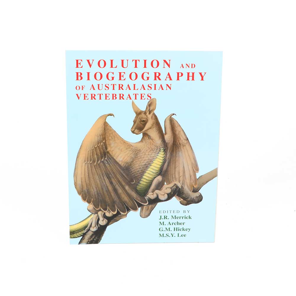 Evolution and Biogeography of Australasian Vertebrates book on white background