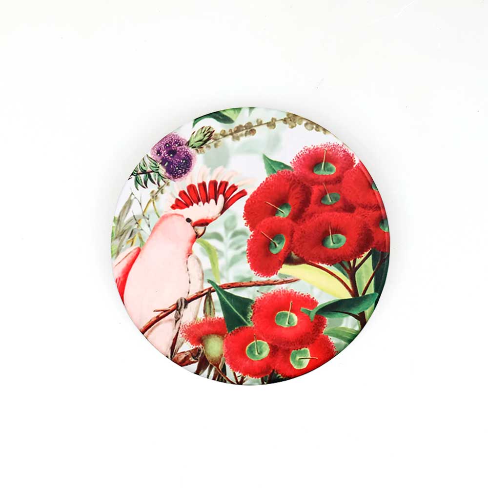 Ceramic coaster photographed on white background for Australian Museum Shop online