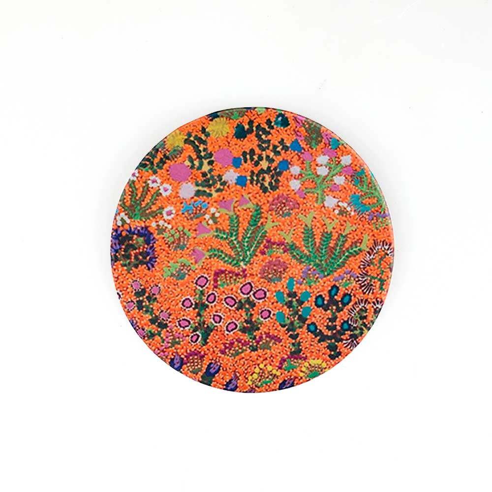 Ceramic coaster photographed on white background for Australian Museum Shop online