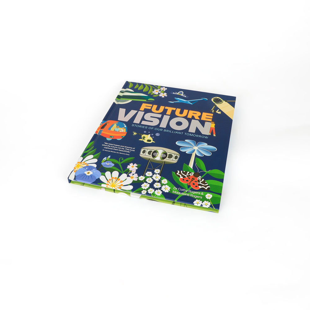 Future Vision: Stories of Our Brilliant Tomorrow book on white background