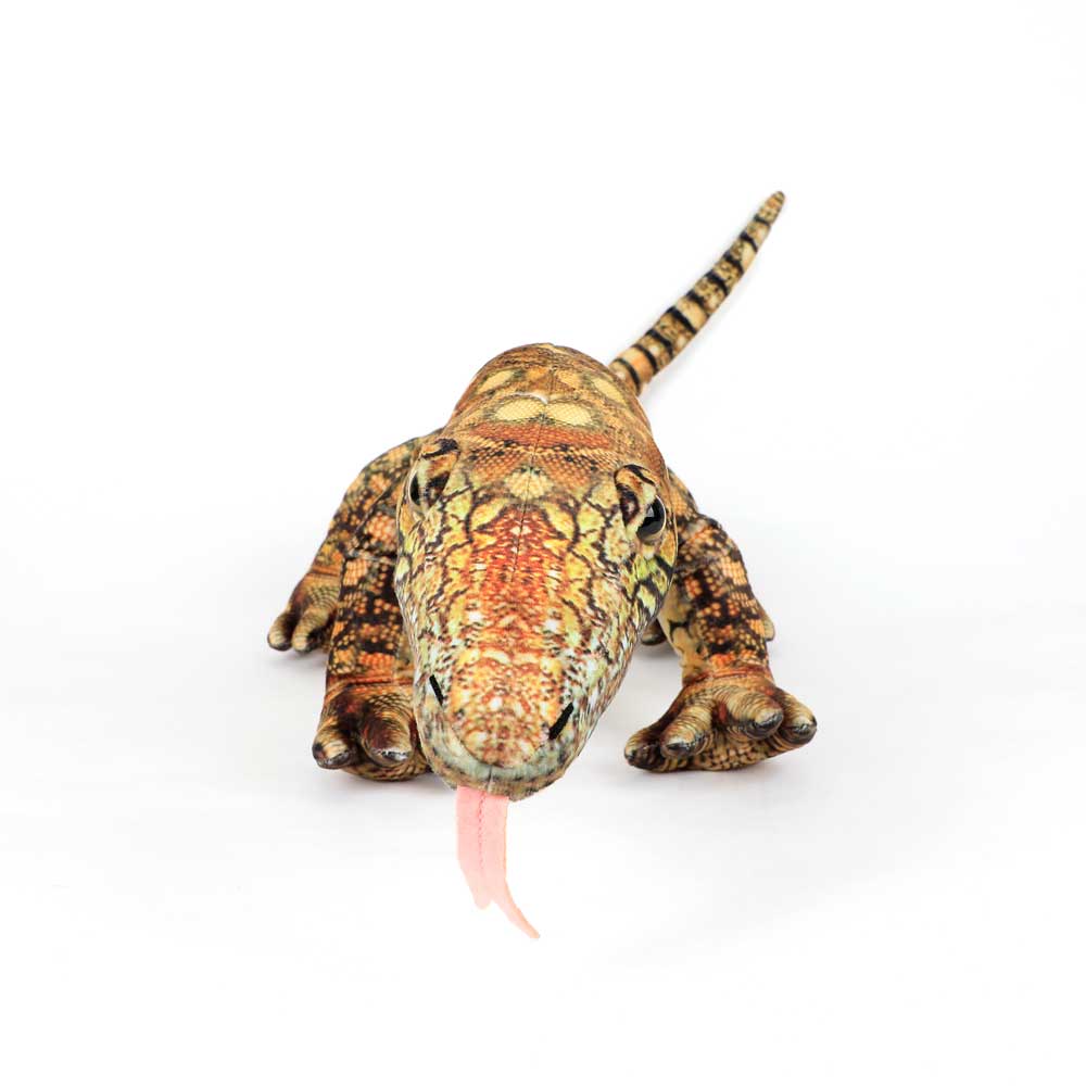 Greg the Goanna plush toy on white background for Australian Museum Shop online