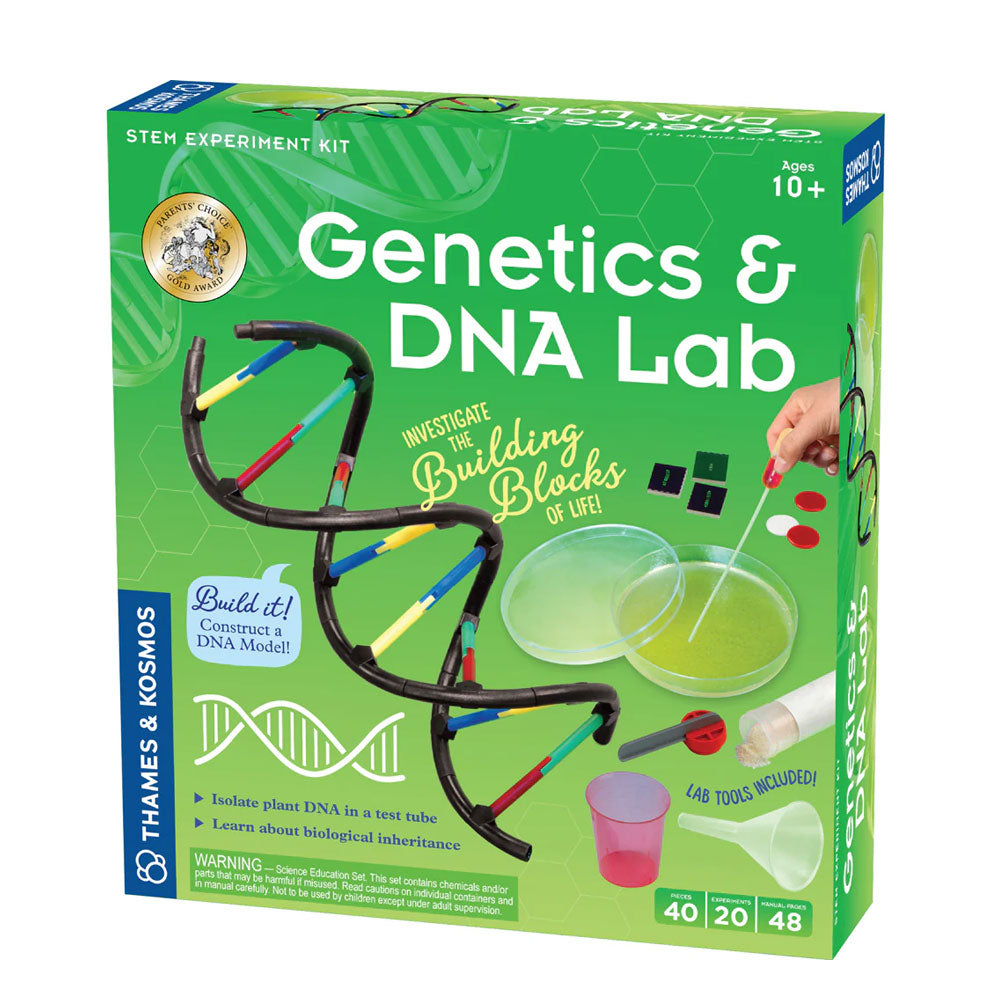 Genetics and DNA lab kit photographed against white background. Australian Museum Shop online