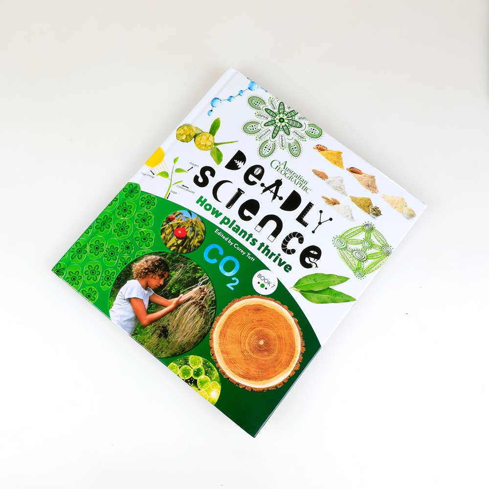 How Plants Thrive. Deadly Science. Primary aged science text photographed on white. Australian Museum shop online