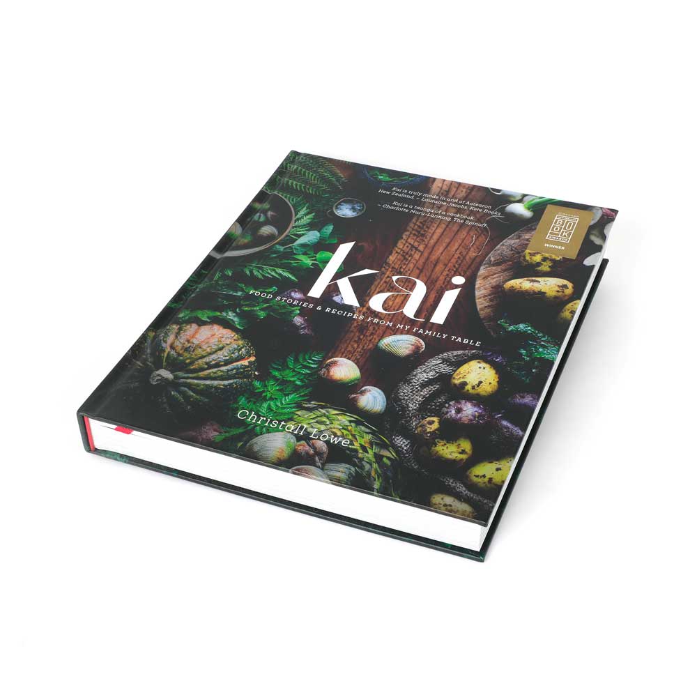 Kai: Food stories and recipes from my family table book on white background