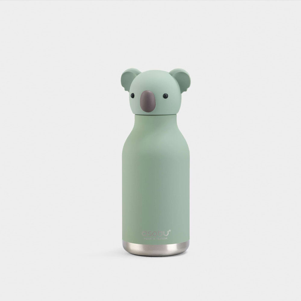 Koala silicon coated insulated childrens drink bottle