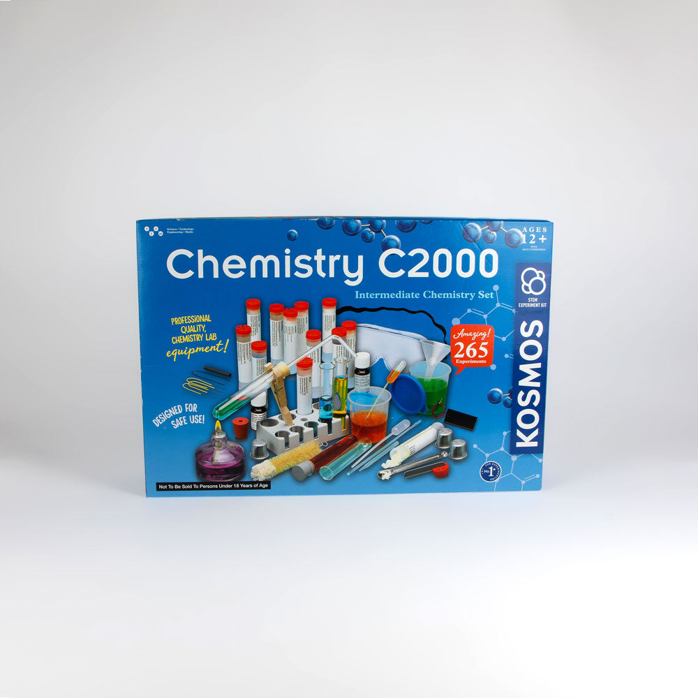 Kosmos Chemistry C2000 intermediate chemistry set packaging on a white background