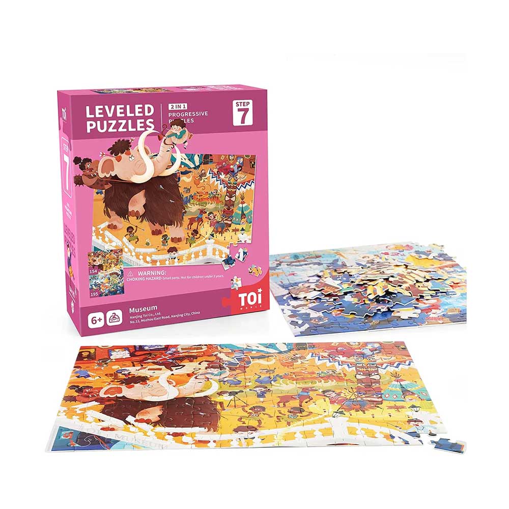 Museum themed jigsaw puzzle for ages 6+ photographed on white background. australian Museum Shop online