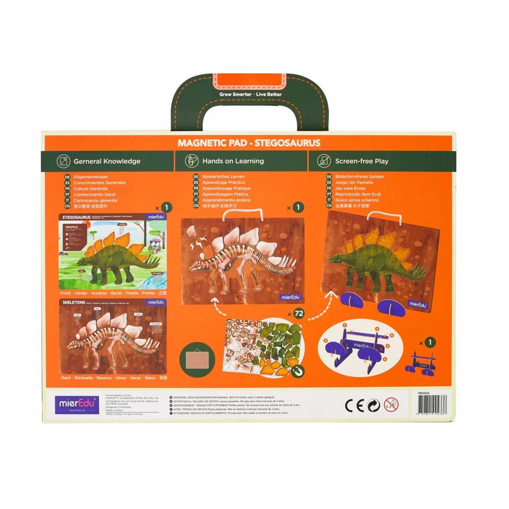 Stegosaurus  Magnetic Pad childrens jigsaw puzzle kit