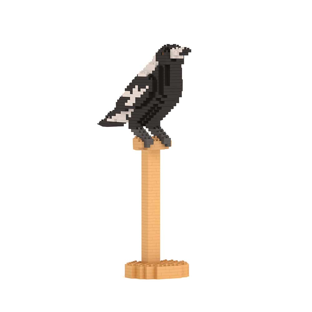 Magpie Jekca construction kit on white background