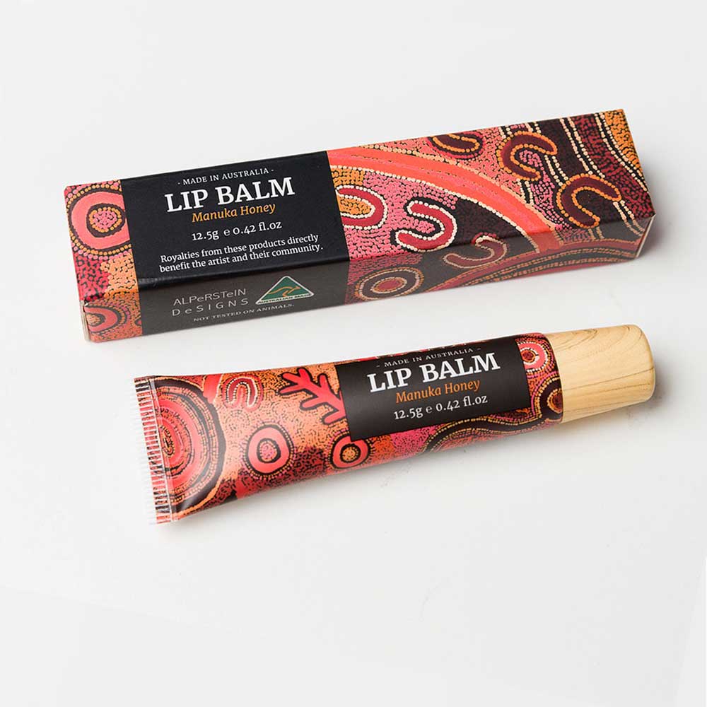 Lip Balm on white background for Australian Museum Shop online