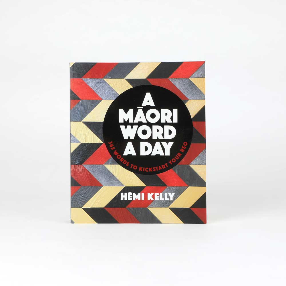 A Maori Word A Day book on white background