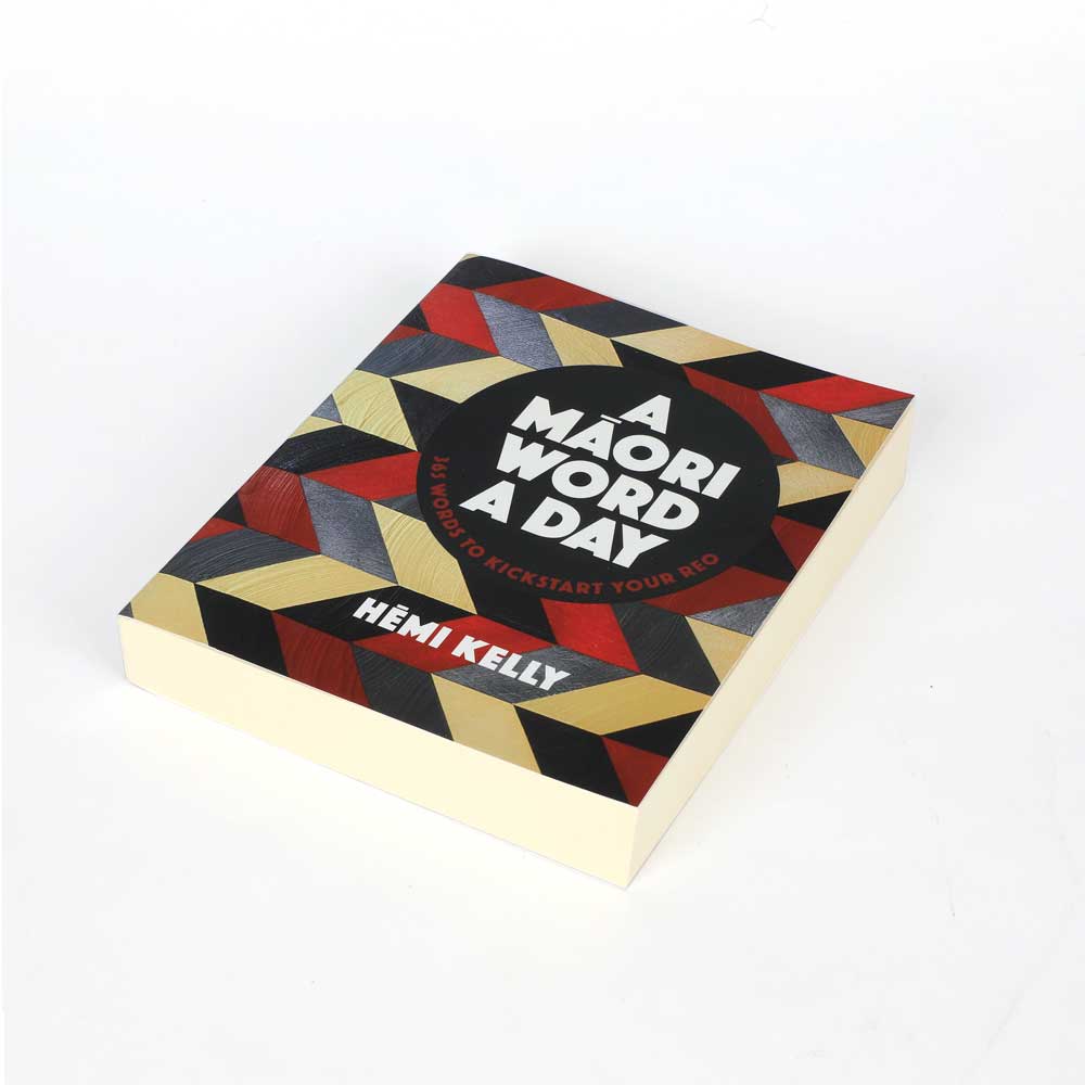 A Maori Word A Day book on white background