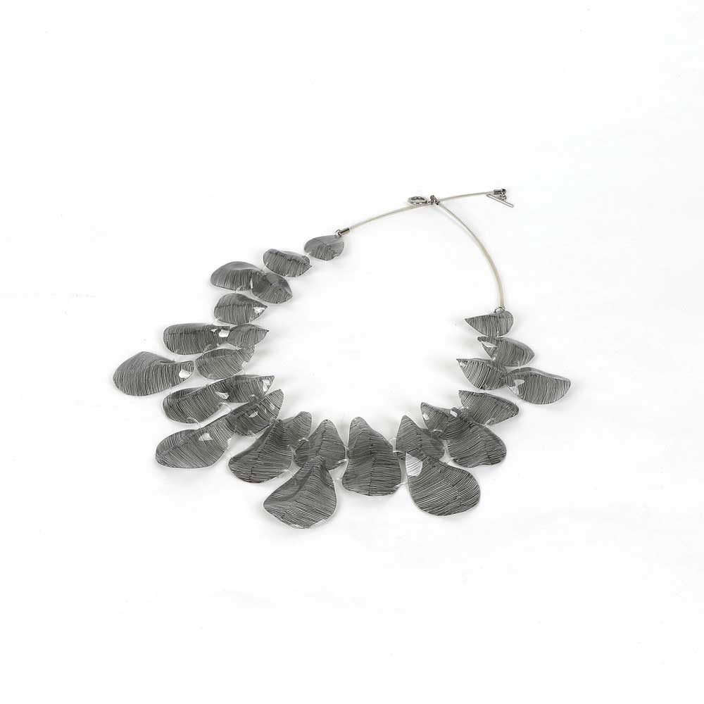 Marea Multi Leaves Necklace on white background