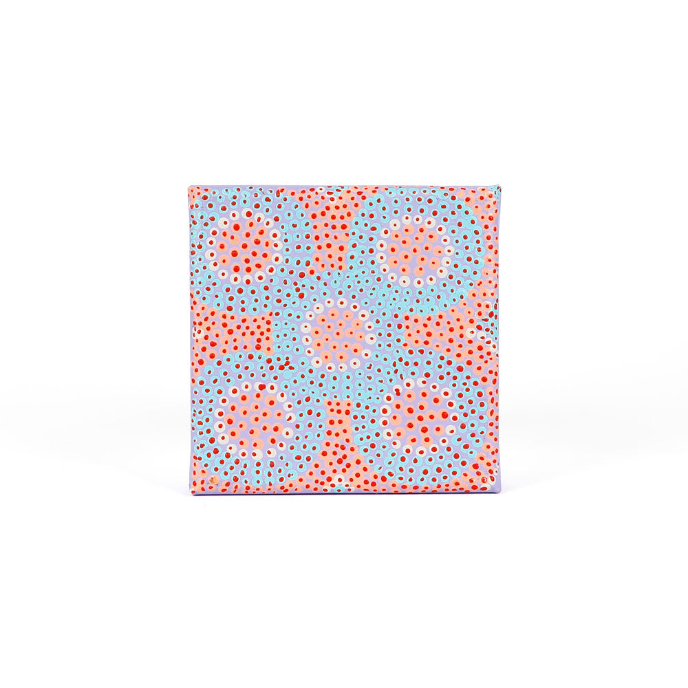 Megenne Napanangka Brown original artwork acrylic on canvas on white background