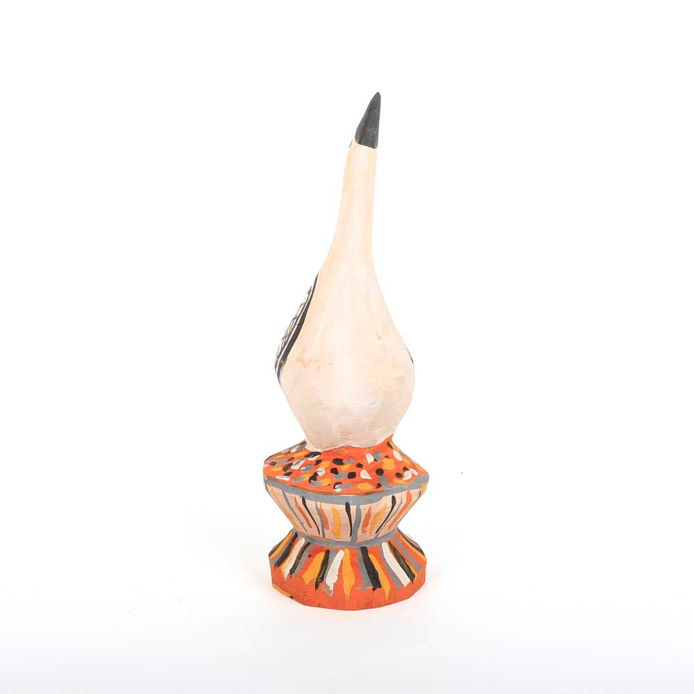 Michael Munkara Bird carving on white background for Australian Museum Shop online