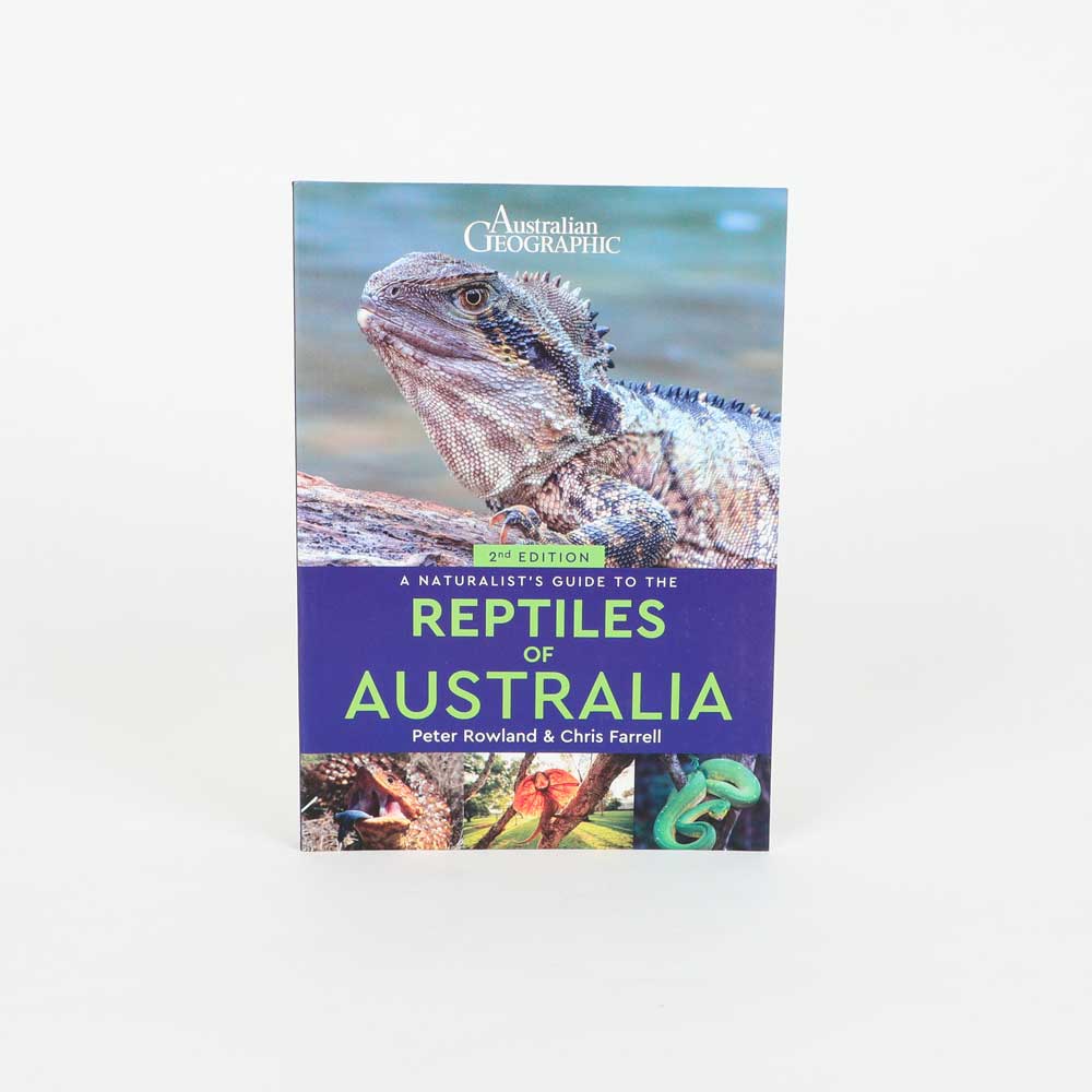 A Naturalists Guide to the Reptiles of Australia on white background